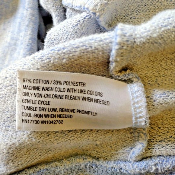 Mossimo Supply Co Womens Hoodie Size Medium Heathered Blue Kangaroo Pock… - Picture 6 of 6